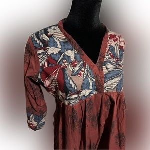 Hand Sewn Long Sleeve Dress